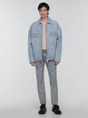 Giacca di jeans in tessuto jacquard Givenchy