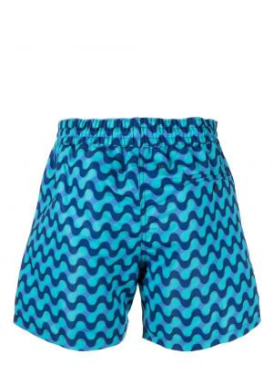 Shorts mit print Frescobol Carioca blau
