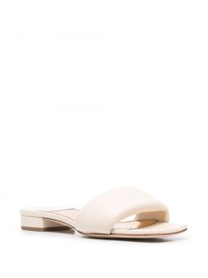 Sandały z otwartym noskiem wsuwane Laurence Dacade białe