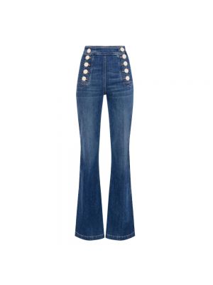 Bootcut jeans ausgestellt Elisabetta Franchi blau