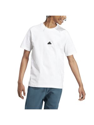 Camiseta de cuello redondo Adidas Sportswear blanco