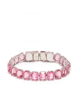 Manschett armband Swarovski rosa