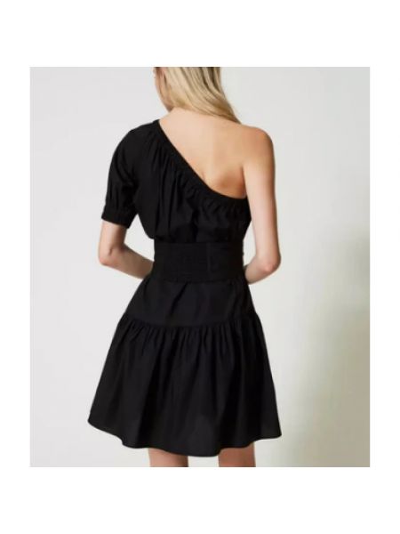 Mini vestido elegante Twinset negro
