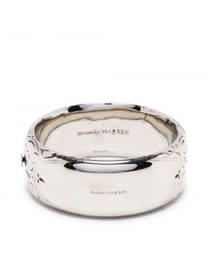 Mansjett armbånd Alexander Mcqueen sølv