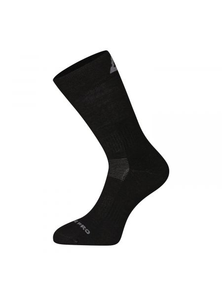 Vlnené ponožky z merina Alpine Pro čierna