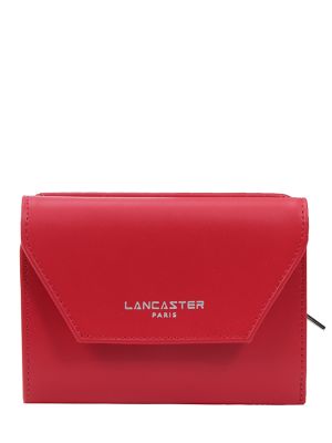 Кожаный кошелек Lancaster красный