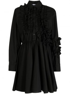 Sukienka z falbankami Msgm czarna