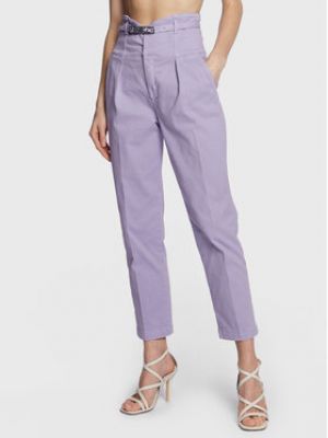 Pinko Pantaloni din material Ariel 100225 A0G7  Slim Fit - violet