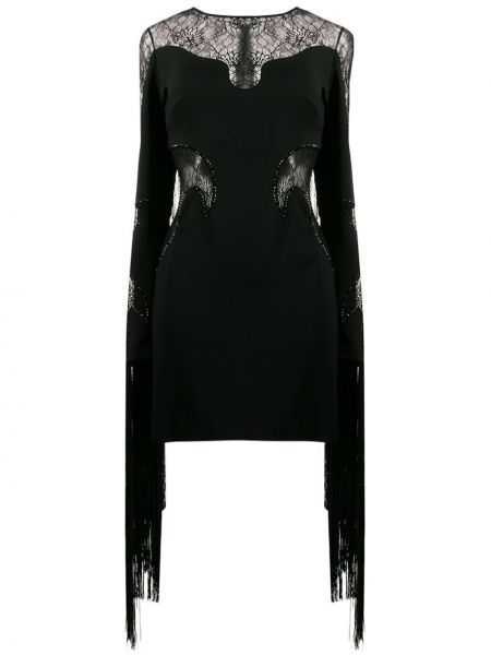 Mini vestido de encaje Philipp Plein negro