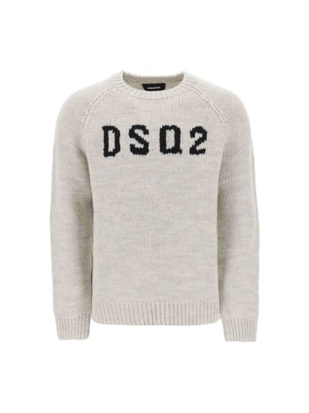 Sweter Dsquared2 szary
