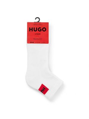 Nizke nogavice Hugo bela