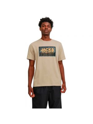 Koszulka Jack & Jones beżowa