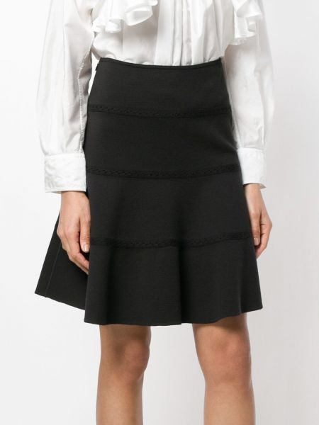 Černé krajkové sukně Alaïa Pre-owned