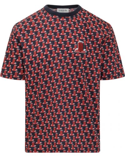 T-shirt Lanvin, czerwony