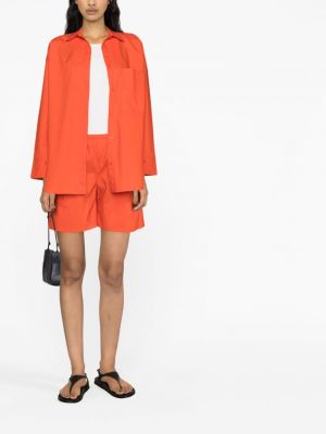 Shorts en coton By Malene Birger orange