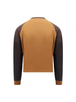 Sweter bawełniany Rhude brązowy