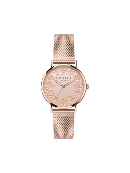 Rožinio aukso laikrodžiai Ted Baker
