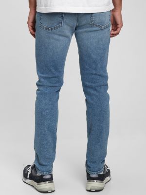 Priliehavé skinny fit džínsy Gap modrá