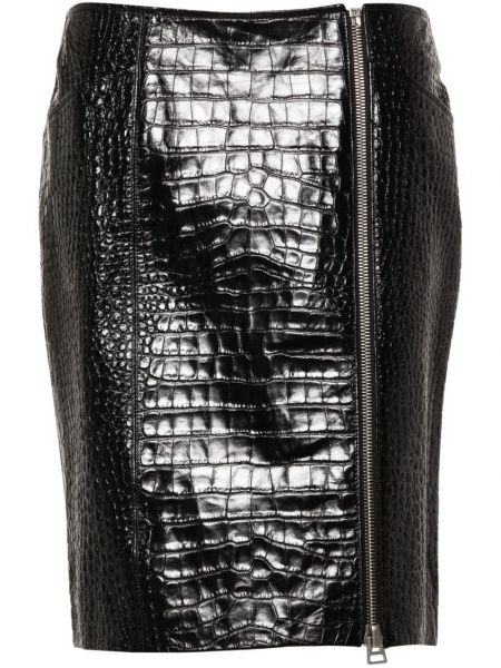 Kožna suknja Tom Ford crna