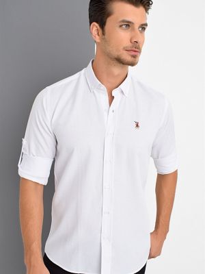 Риза Dewberry бяло