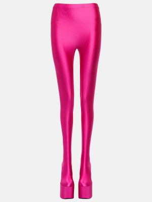 Leggings Balenciaga rózsaszín