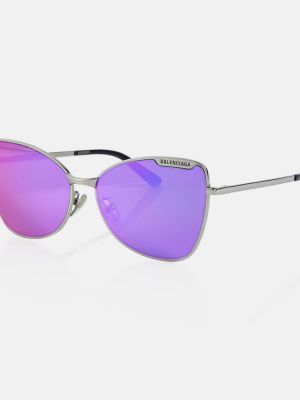 Slnečné okuliare Balenciaga fialová