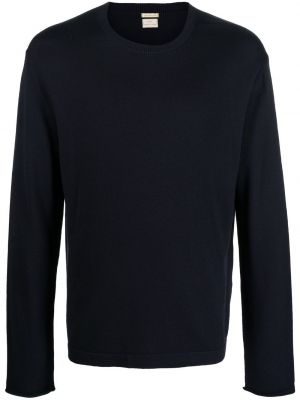 Вълнен пуловер Massimo Alba синьо