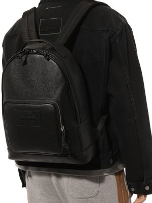 Кожаный рюкзак Emporio Armani