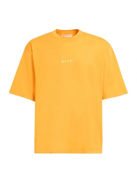 Koszulka oversize Marni pomarańczowa