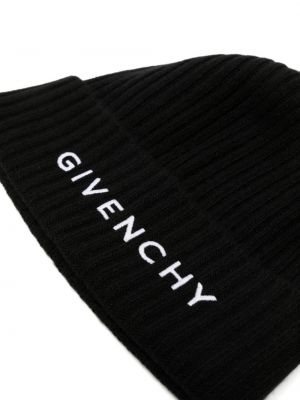 Vlněný čepice Givenchy černý