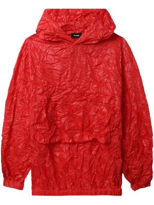 Šaty s kapucí We11done červené