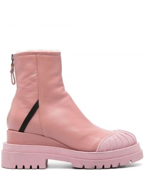 Leder ankle boots Premiata pink