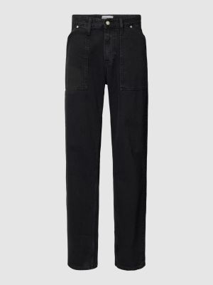 Proste jeansy Calvin Klein Jeans czarne