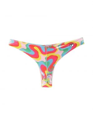 Abstrakter bikini mit print Chiara Ferragni pink