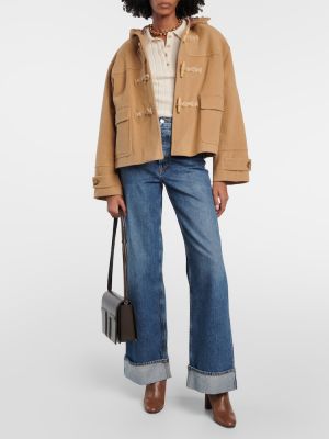 Kašmírová vlnená bunda Polo Ralph Lauren béžová