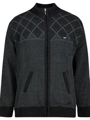 Пуловер с цип Aliatic черно