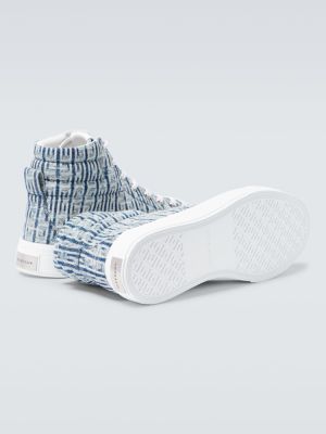 Zapatillas de tejido jacquard Givenchy azul