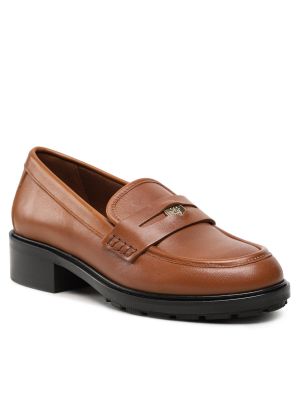 Loafers chunky chunky Tommy Hilfiger marron