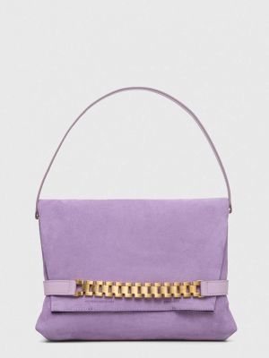 Чанта Victoria Beckham виолетово