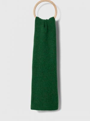 Однотонний вовняний шарф American Vintage зелений