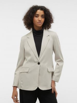 Пиджак с длинным рукавом оверсайз Vero Moda серый