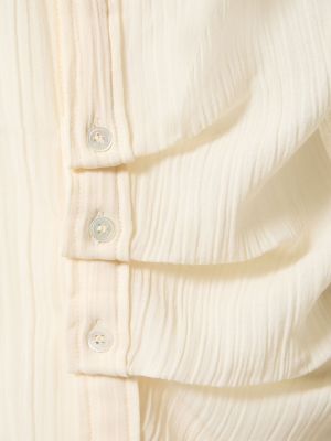 Bavlnená hodvábna košeľa Bite Studios biela
