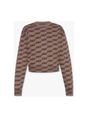 Sweter Balenciaga Brązowy