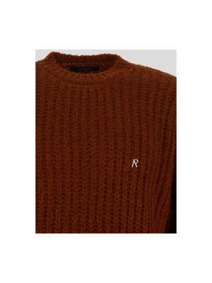 Jersey de tela jersey de cuello redondo Represent marrón