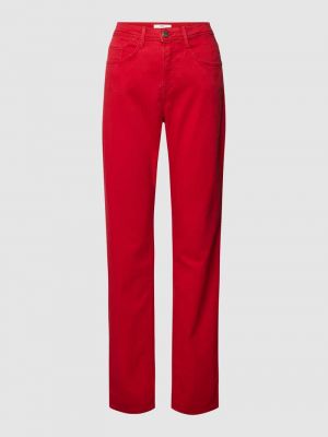 Spodnie z kieszeniami Brax czerwone