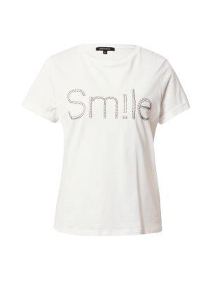 Bavlnené priliehavé tričko s nápisom More & More