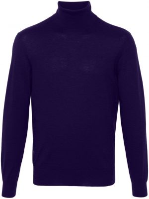 Kašmírový svetr Ralph Lauren Purple Label fialový