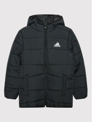 Priliehavá zimná bunda Adidas - čierna