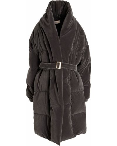 Péřový kabát Alexandre Vauthier, šedá