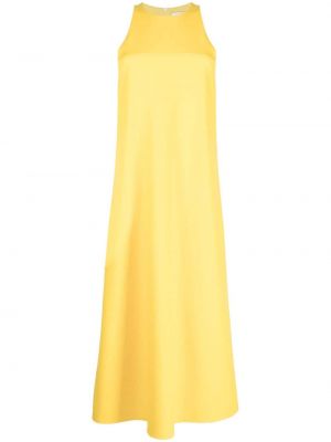 Sukienka midi bez rękawów Harris Wharf London żółta
